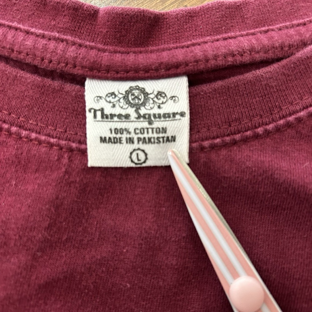 Texas A&M Spirt Jersey Aggies Long‎ Sleeve Maroon 100% Cotton Size Large - Picture 10 of 11